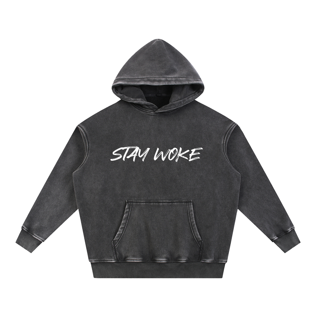 Stay Woke-FabricFolk Fleece Scared Oversize Hoodie
