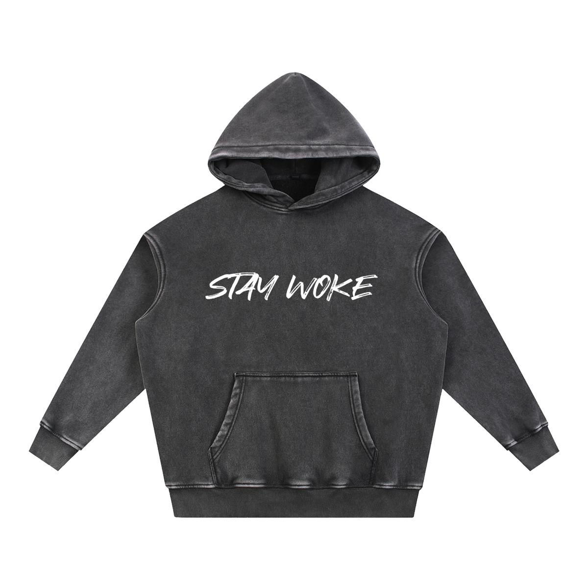 Stay Woke-FabricFolk Fleece Scared Oversize Hoodie