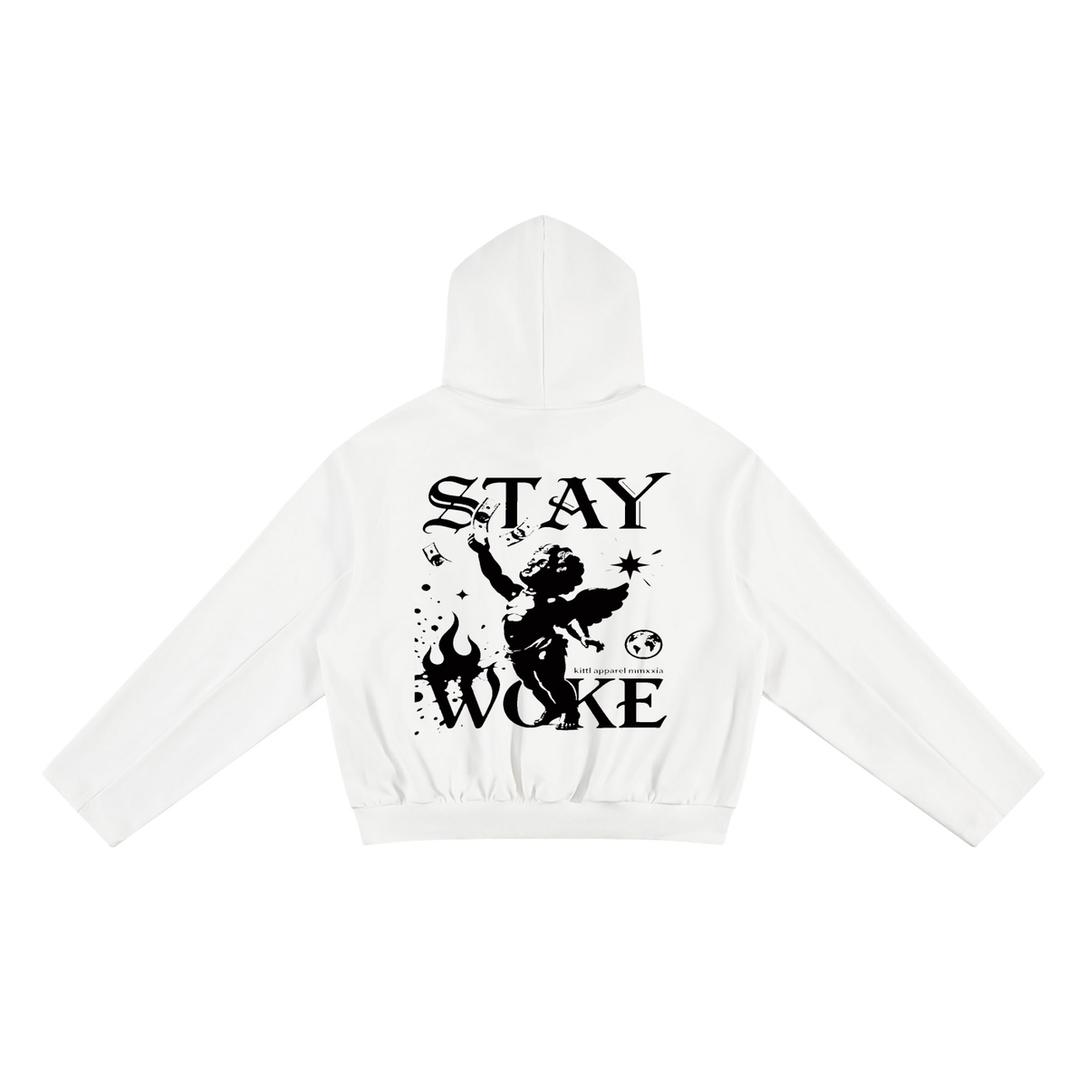 FabricFolk-StayWoke Drop Shoulder Hoodie