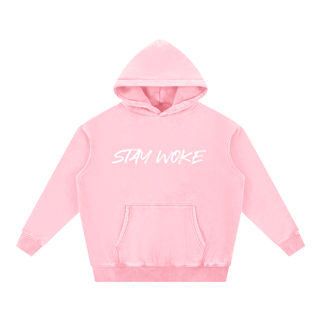 Stay Woke-FabricFolk Fleece Scared Oversize Hoodie