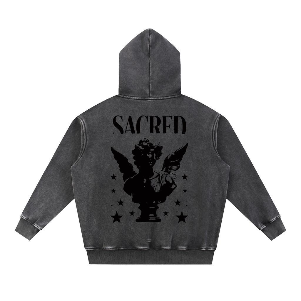 Stay Woke-FabricFolk Fleece Scared Oversize Hoodie
