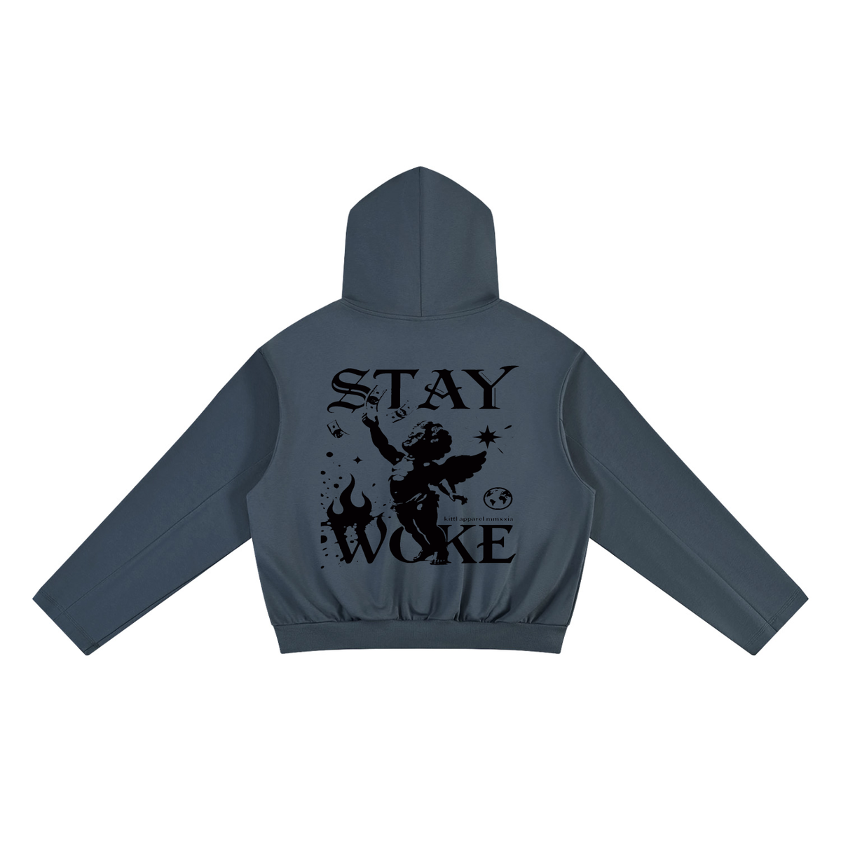 FabricFolk-StayWoke Drop Shoulder Hoodie