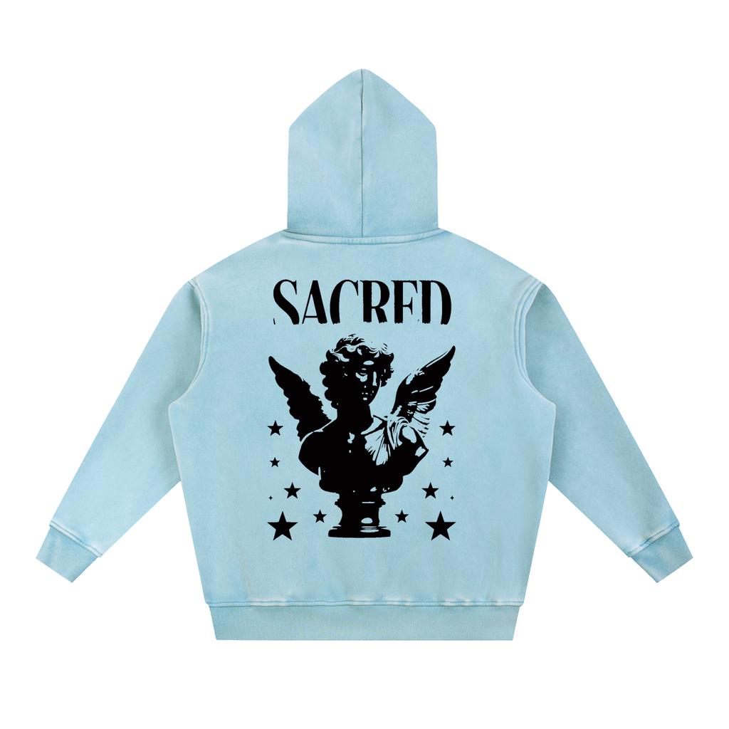 Stay Woke-FabricFolk Fleece Scared Oversize Hoodie