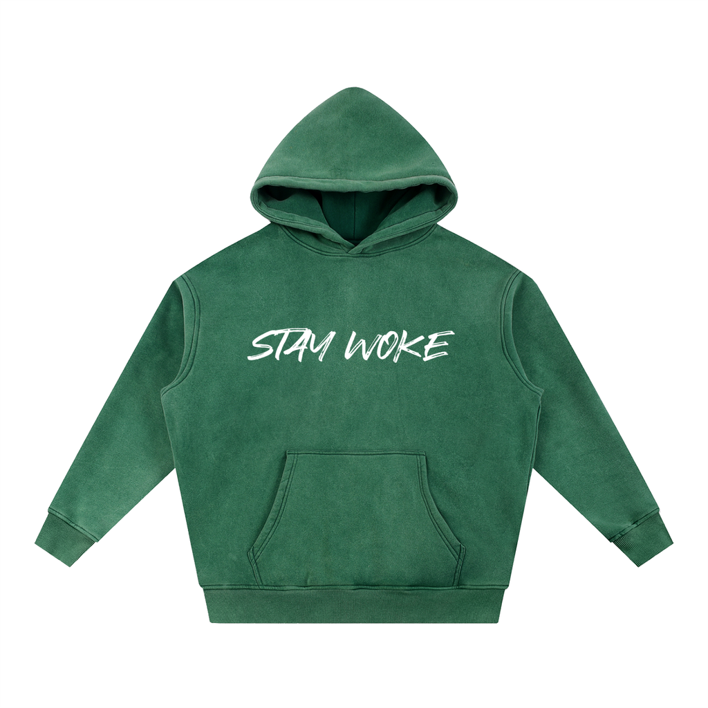 Stay Woke-FabricFolk Fleece Scared Oversize Hoodie