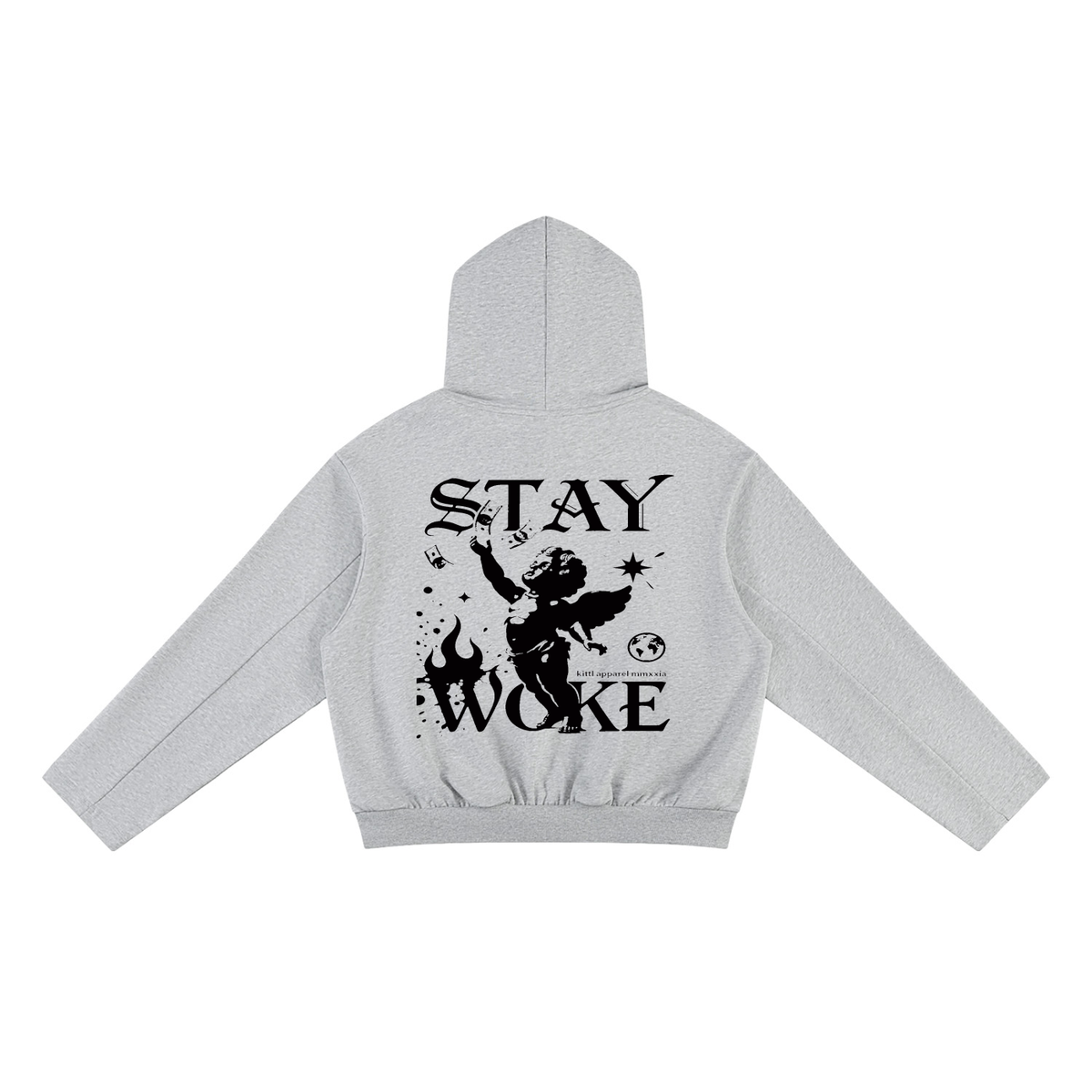 FabricFolk-StayWoke Drop Shoulder Hoodie