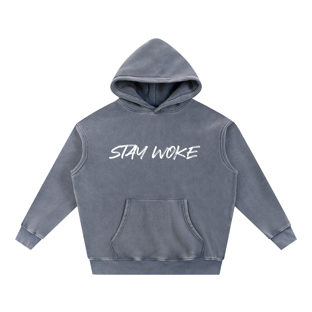 Stay Woke-FabricFolk Fleece Scared Oversize Hoodie