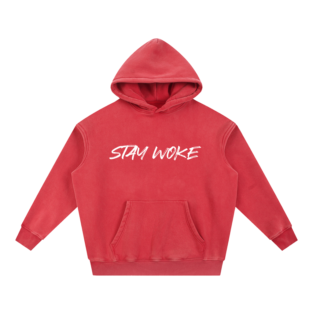 Stay Woke-FabricFolk Fleece Scared Oversize Hoodie